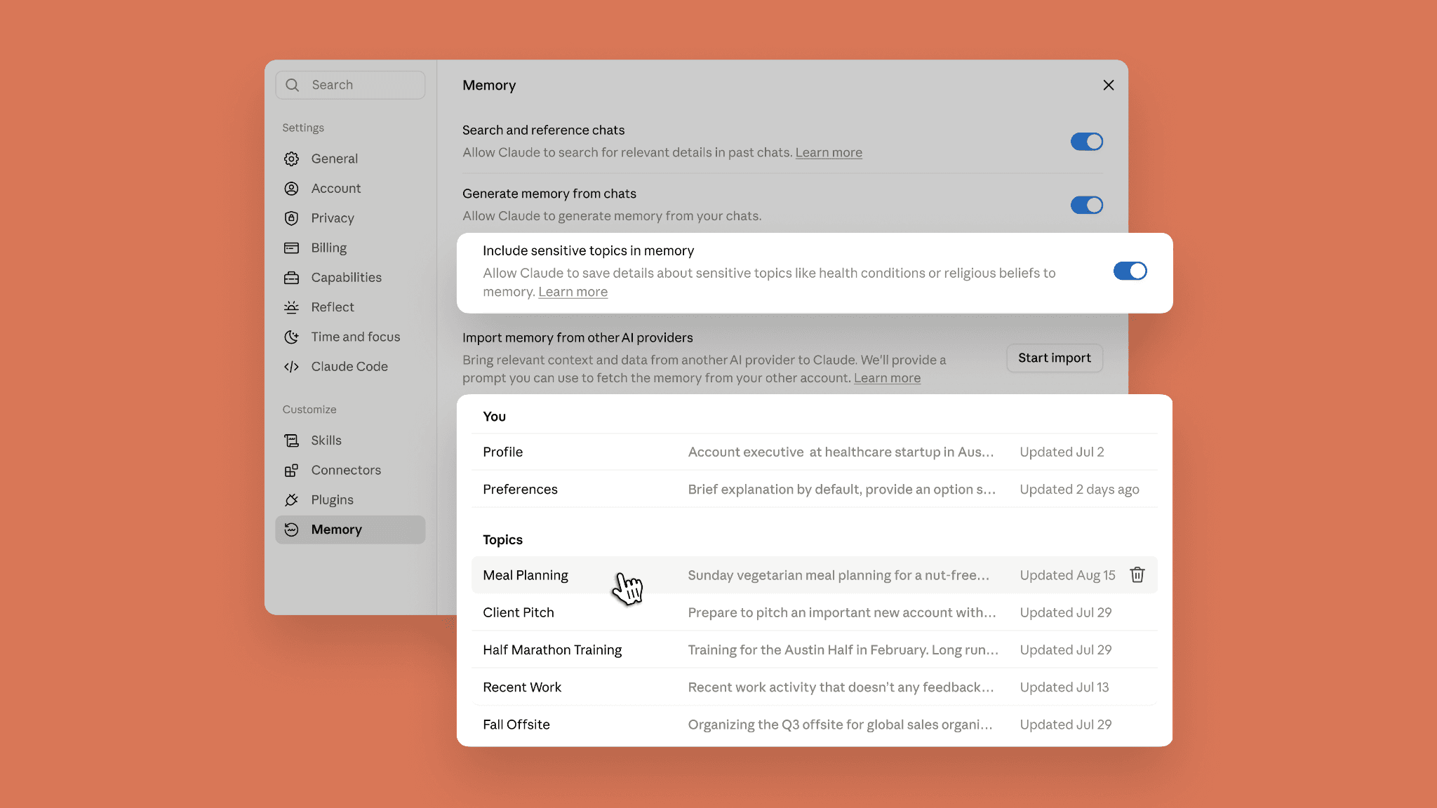 Claude memory across Chat and Cowork