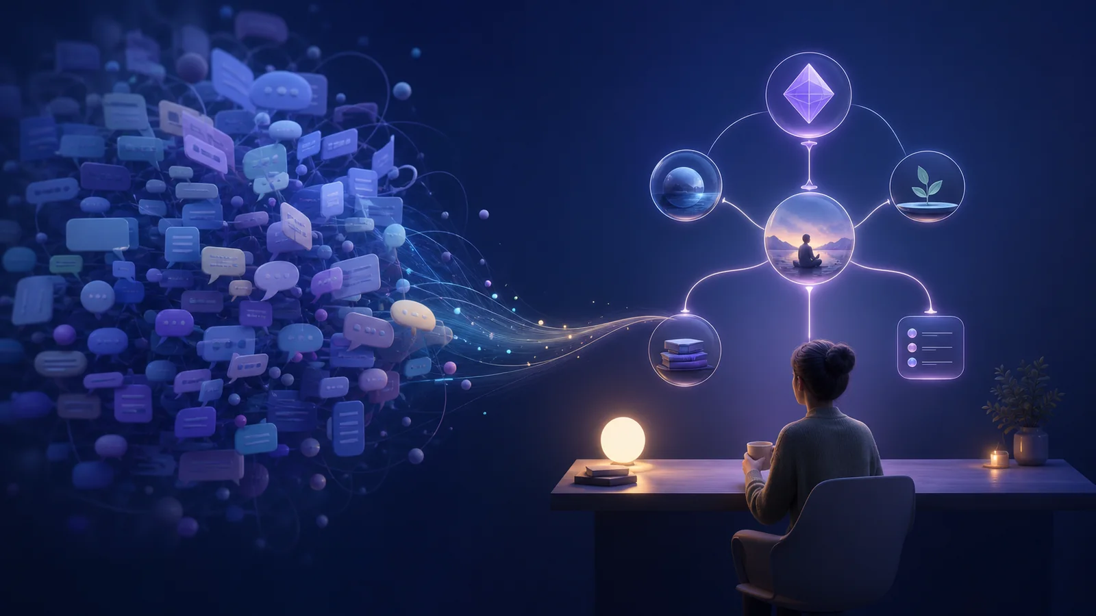 Editorial illustration for chatgpt memory vs a personal ai memory workspace