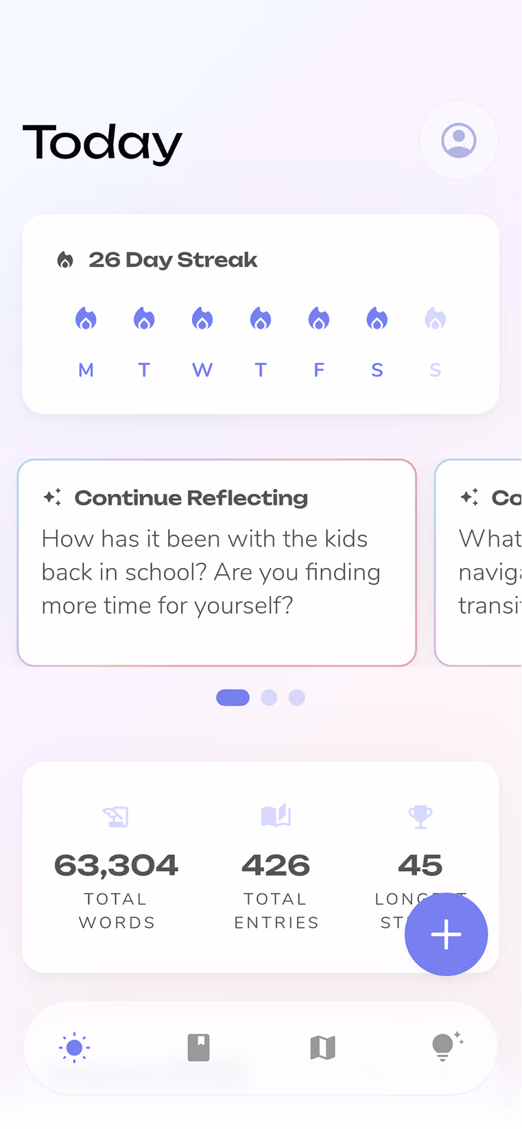 Reflection AI journal
